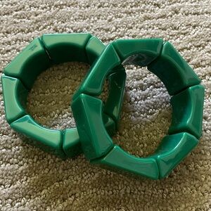Vintage plastic bracelets. Set of 2